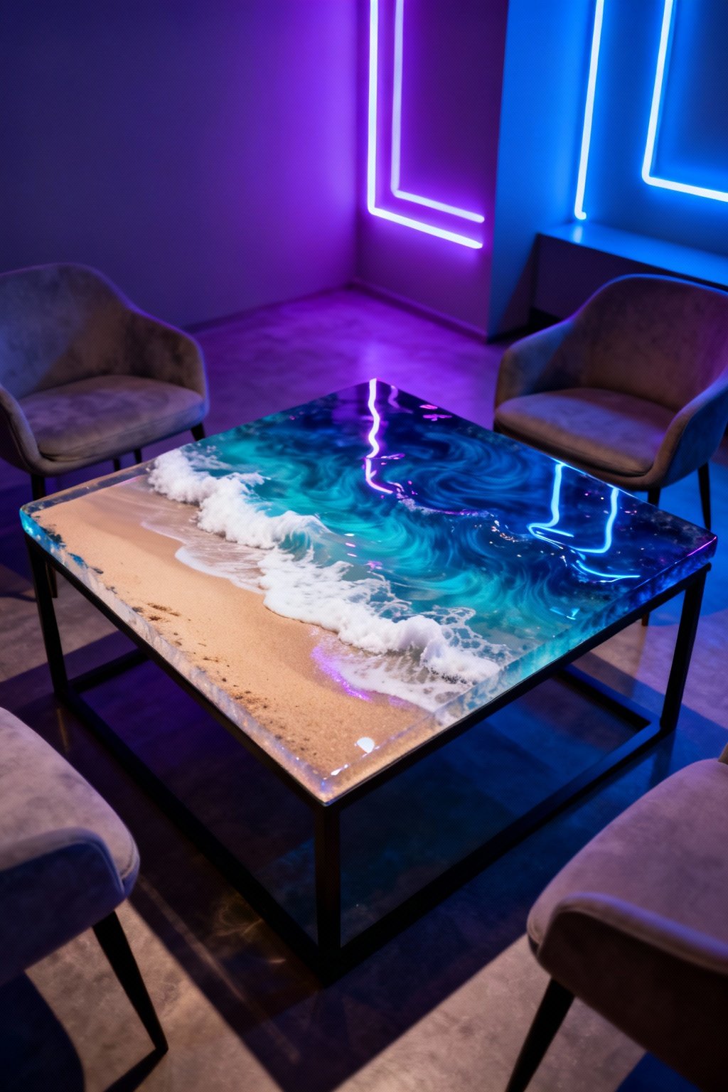 nightclub table low